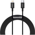 Кабель Baseus Superior Series Fast Charging Type-C to Lightning 20W 2m Black (CATLYS-C01) [75257]