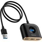 USB-хаб Baseus Square Round Box 4-Port USB-A Black 1м (CAHUB-AY01) [77938]