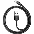 Кабель Baseus Cafule USB to Lightning 1м Grey/Black (CALKLF-BG1) [82079]