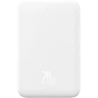 Зовнішній акумулятор Baseus Magnetic Bracket Mini Fast Charge Power Bank 5000mAh 20W White (P10022107223-00) [117952]