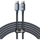 Кабель Baseus Crystal Shine Series USB-C to USB-C 100W 1.2m Black (CAJY000601) [141252]