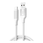 Кабель заряджання XO NB265 USB to Type-C 3А/1метр для синхронізації для телефону/смартфону White