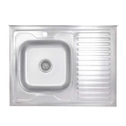 Кухонне миття Brinex 6080-L 0,6 мм Satin (BRIN6080LSAT06)