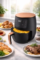 Аерогриль мультипіч фритюрниця Silver Love 6л 2800w