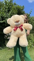 М'яка іграшка BigMishki плюшевий ведмедик Томмі 100 Бежевий