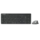 Комплект (клавіатура, мишка) бездротовий A4Tech Fstyler FG2400 Air2 Black