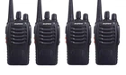 Комплект 4 шт рацій портативних Baofeng BF-888S UHF 5 Вт 1500 мАг до 5 км