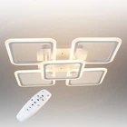 Стельова LED люстра, світлодіодний світильник Sunlight білий 5331/4+1