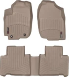 Килимки Weathertech Beige для Toyota RAV4 (mkIV) 2012-2018 (гібрид) (WT 455101-455103)