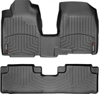 Килимки Weathertech Black для Honda CR-V (mkIII) 2006-2012 (1 ряд - цілісний) (WT 443191-440982)