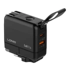 Мережевий Зарядний Пристрій LDNIO Q2618 GAN 65W+Type-C to Type-C Чорний