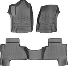 Килимки Weathertech Black для Cadillac Escalade ESV (mkIV) 2014-2019 (1-2 ряд) (WT 446071-446942)