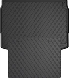 Гумові килимки в багажник Gledring для Nissan Qashqai (mkII) 2014→ (trunk with doggy mat) (GR 1061-1999)