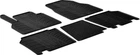 Гумові килимки Gledring для Renault Kangoo (mkII) 2007-2021; Mercedes-Benz Citan (W415) 2012-2021 (1-2 ряд) (GR 0046)
