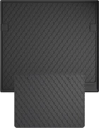 Гумові килимки у багажник Gledring для Citroen Berlingo (mkIII); Peugeot Rifter (mkI); Opel Combo (mkV)(E) 2018→ (довгий)(багажник із захистом) (GR 1757-1999)