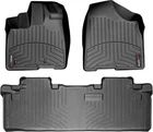 Килимки Weathertech Black для Toyota Sienna (mkIII)(1-2 row)(8 seats) 2010-2012 (WT 443001-443002)