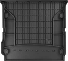 Гумовий килимок в багажник Frogum для Nissan Pathfinder (7 місць.)(mkIII) 2005-2012 (складений 3й ряд)(без дод. вантажний полиці)(багажник) (FG TM403925)
