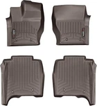Килимки Weathertech Choco для Land Rover Range Rover (mkIV)(L405)(long) 2014-2017 (з консоллю на 2 ряду) (WT 474801-474805)