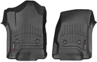 Килимки Weathertech Black для Chevrolet Silverado (mkIII) 2014-2019 (Double/Crew Cab)(з важелем 4x4)(з короткою консоллю)(1 ряд) (WT 447221)