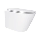 Унитаз подвесной Qtap Swan безободковый Ultra Quiet с сиденьем Soft-close QT16335179W
