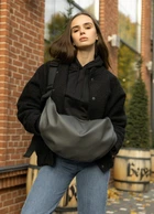Женская сумка Sambag HOBO BAG-GLOVE Графит 28 х 58 х 4 см (53400009)