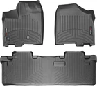 Килимки Weathertech Black для Toyota Sienna (mkIII)(1-2 row)(8 seats) 2013→ (WT 444751-443002)