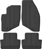 Гумові килимки Gledring для Volvo S60 (mkI) 2001-2010 / V70 (mkII) 2000-2008 / XC70 (mkII) 2000-2008 (GR 0390)