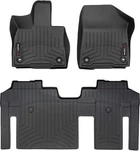 Килимки Weathertech Black для Toyota Sienna (mkIV)(8 seats)(1-2 row) 2020-> (WT 4416411-4416413)