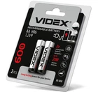 Аккумуляторная батарейка Videx AA HR6 600mAh 2 шт