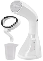 Відпарювач Liberton LHS-6904, White, 1600W, постійна пара 25 г/хв, 3 режими, об'єм бака для води 280мл, LED-дисплей, паровий удар, вертикальне та горизонтальне відпарювання, кліпса для брюк+щітка, антикрапля