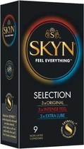Презервативи SKYN SELECTION 9 штук різні види Скін