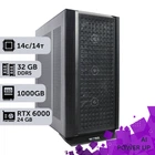 Рабочая станция AI Workstation PowerUp #69 Core Ultra 5 245KF/32 GB/SSD 1TB/NVIDIA Quadro RTX6000 24GB для задач искусственного интеллекта машинного обучения и вычислений с помощью графических процессоров