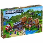 Конструктор Minecraft 938 деталей AA8002 Приключения в поселке Майнкрафт MineWorld My World