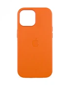 Чохол для iPhone 15 Pro Max Leather Case з MagSafe Orange