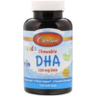 Омега-3 DHA Carlson Kid's Chewable (120 капс) | Вкус апельсина