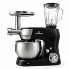 Кухонный комбайн 3в1 Crownberg CB-3409 с блендером и мясорубкой 2600 Вт машина тестомес планетарный 5л