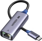Мережевий адаптер Ugreen USB C to Rj45 Ethernet Adapter 2.5G Grey (CM648)