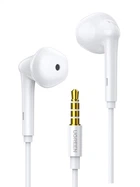 Дротові навушники з мікрофоном UGREEN HiTune 3.5 mm White (EP101)