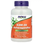 Натуральная добавка NOW Foods KSM-66 Ashwagandha 600 мг