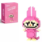 Дитячий конструктор LABUBU Pink 3D, 150 елементів, Рожевий, від 10 років