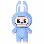 Конструктор Magic Blocks DUZ «Заяц LABUBU», голубой 3D-конструктор