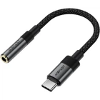 Переходник Acefast J12 Type-C to 3.5 mm 15cm audio converter Black (6974316285281)