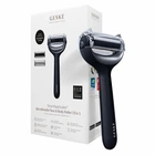 Электронный роллер для лица и тела с микроиглами GESKE MicroNeedle Face&Body Roller 8в1 черный