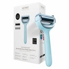 Электронный роллер для лица и тела с микроиглами GESKE MicroNeedle Face&Body Roller 8в1 бирюзовый