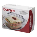 Стеклянная кастрюля с крышкой 1.2л, из жаропрочного стекла Pasabahce Borcam 59039*