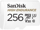 Карта пам'яті microSDXC (UHS-1 U3) SanDisk High Endurance 256Gb class 10 V30 (100Mb/s) (adapterSD)