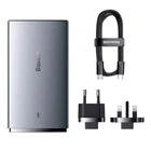 Зарядное устройство Baseus GaN5 Pro Ultra-Slim 65 Вт Type-C + USB + Cable Type-C 100 Вт 1 м серый (CCGP150113)