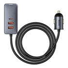 АЗП Baseus CCBT-A0G Share Together Fast Car Charger, Сірий - 231905