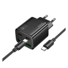 СЗУ N55 Fundador, С кабелем, Type-C, Черный - 536088