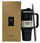 Термос термочашка Stanley Quencher H2.0 Tumbler з нержавіючої сталі Black 0,88 л KT7002007